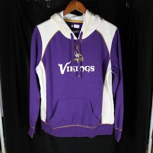 NFL Team Apparel Minnesota Vikings Pullover Hoodie - Size L